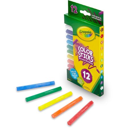 Crayola Colored Pencils, Woodless, Nontoxic, 12/ST, Assorted PK CYO682312